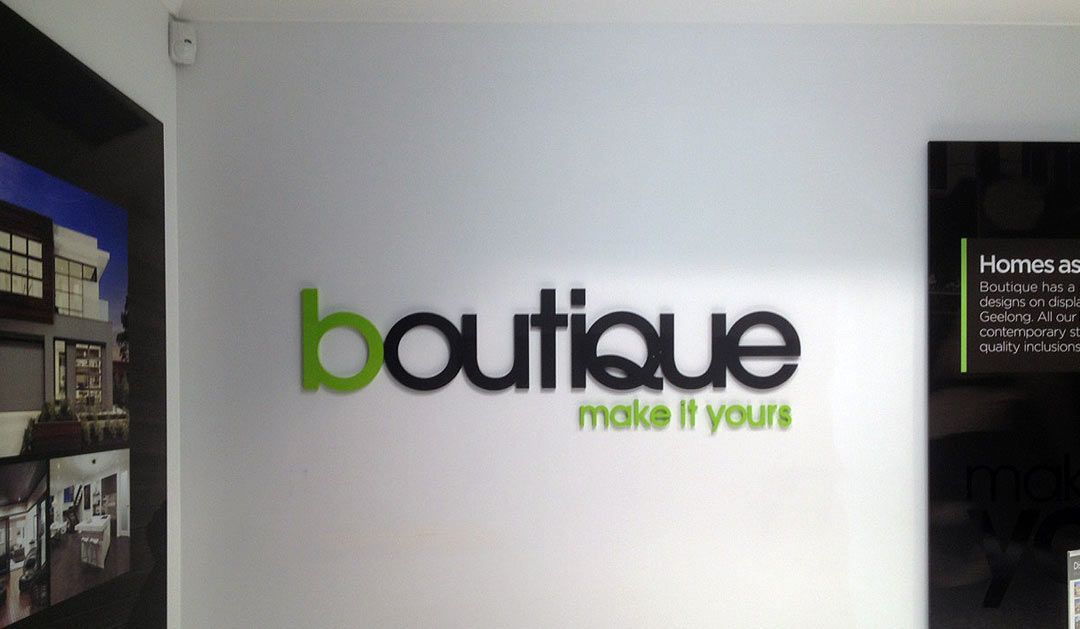 business 3D logo spray painting